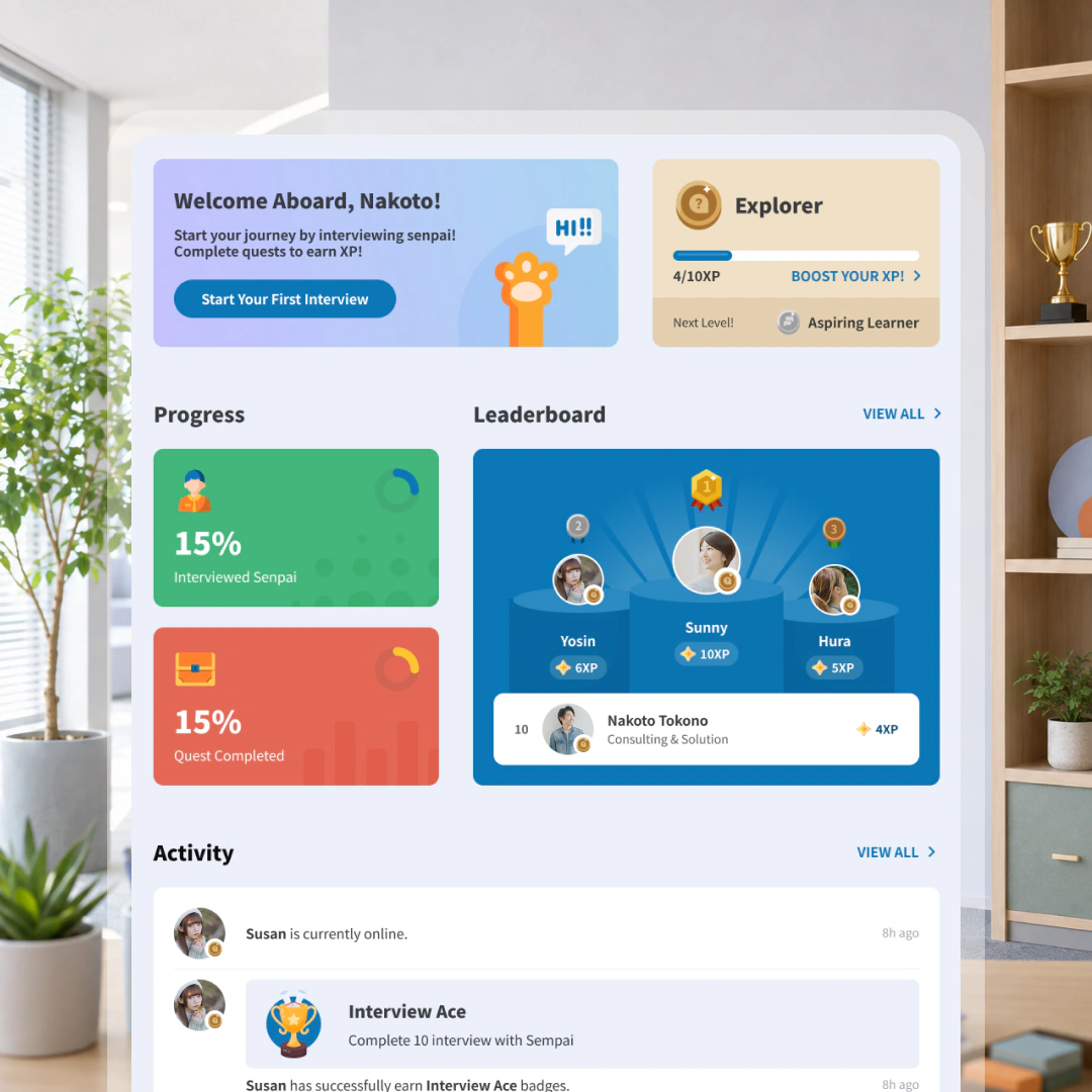 Gamified Employee Onboarding Experience