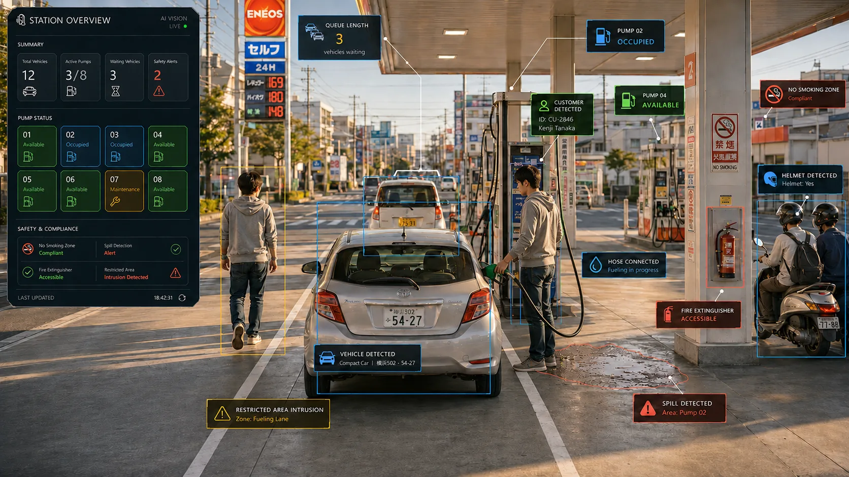 AI-Powered Refueling Safety Monitoring